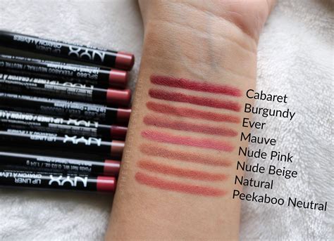 NYX Professional MakeUp Slim Lip Pencil 857 Nude。